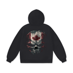 The Canadian Skull  - Premium Heavyweight Hoodie
