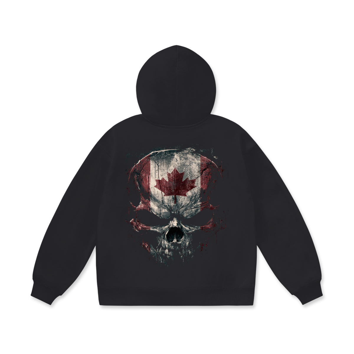 The Canadian Skull  - Premium Heavyweight Hoodie