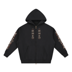 Ride Fast Die Last | Gothic Biker Zip-Up Hoodie