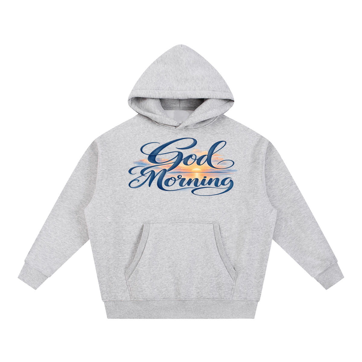 God Morning - 10 oz Boxy Fleece Hoodie