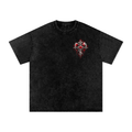 Faith and Freedom Canadia Snow Washed Oversized Cotton T-Shirt