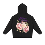 Find Your Peace Cat & Peony Heavyweight Hoodie