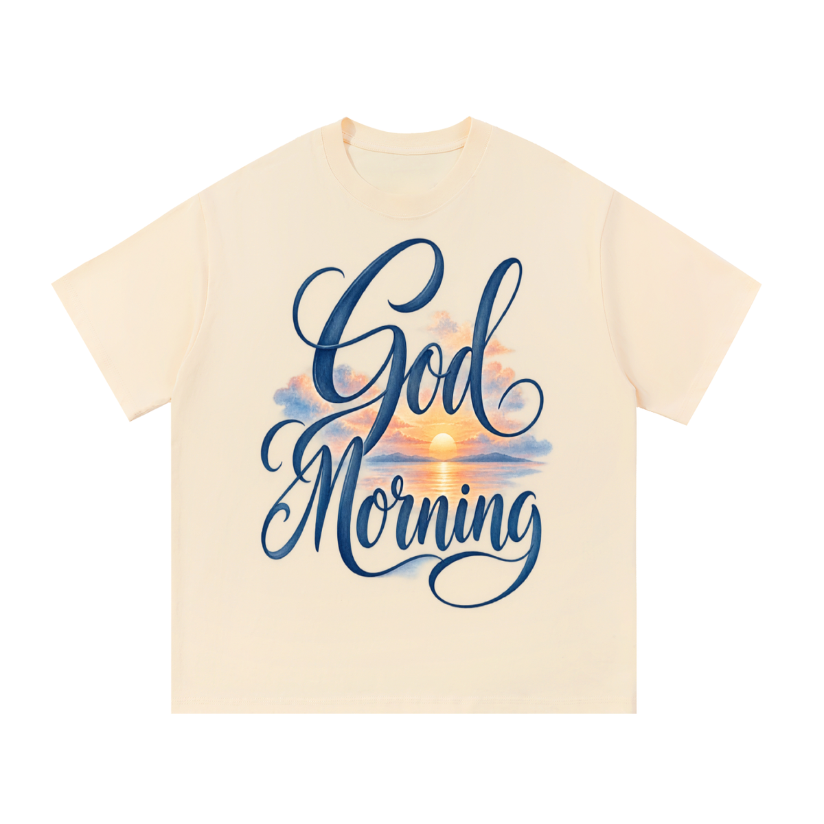 God Morning - Faith-Inspired Sunset T-Shirt