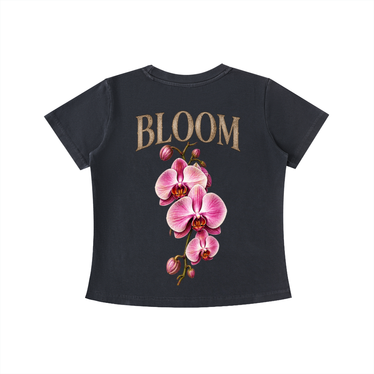 Bloom Within Floral Art -Vintage Wash Slim Fit T-shirt