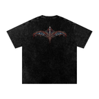 Faith and Freedom Snow Washed Oversized Cotton T-Shirt