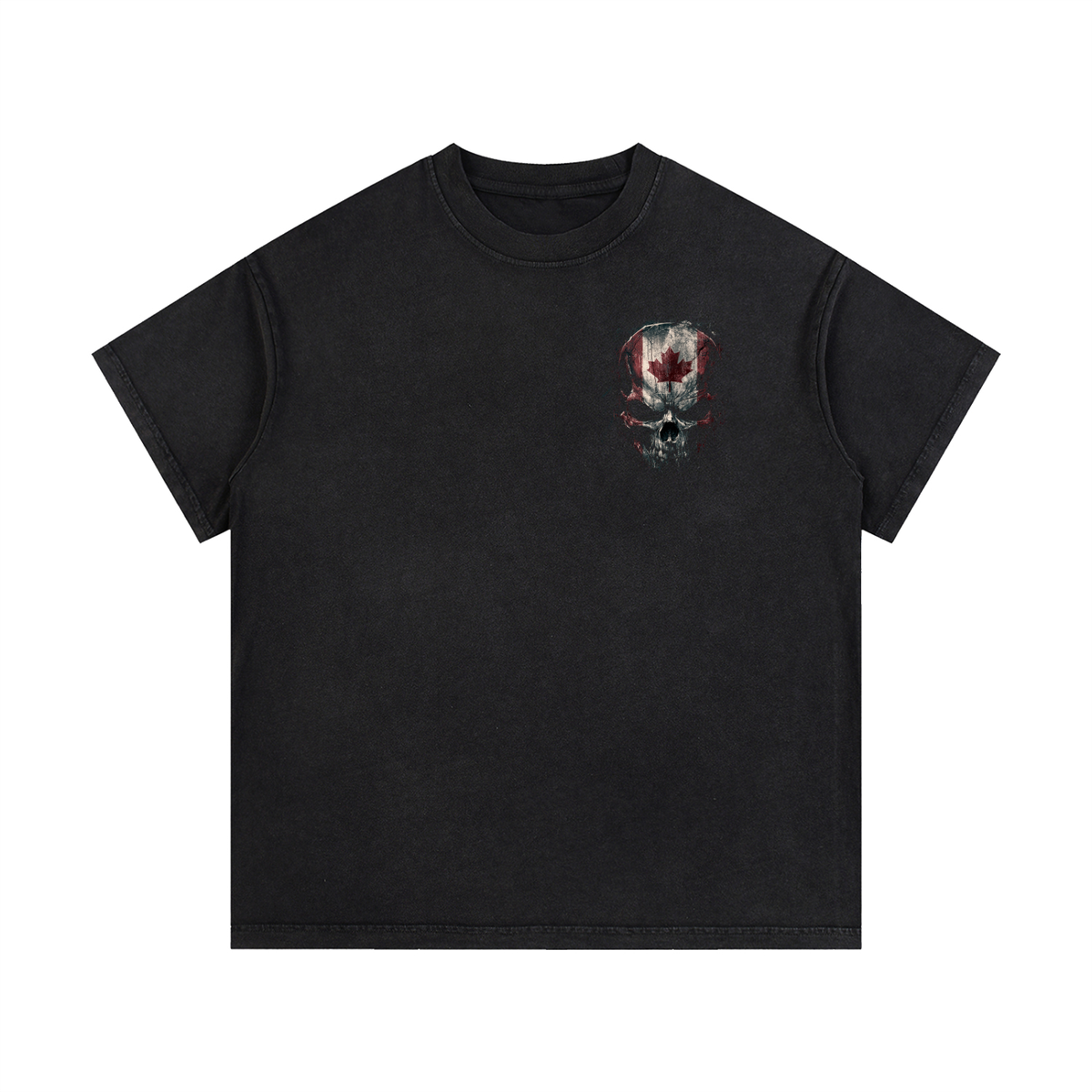 Canadian Skull - Vintage Wash Cotton Tee