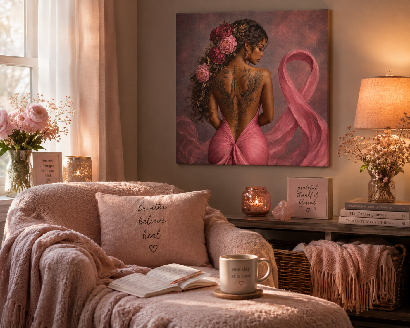 A Sister's Courage Digital Print