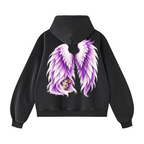 A Little Hello from Heaven | Whimsical Angel Wings Hoodie