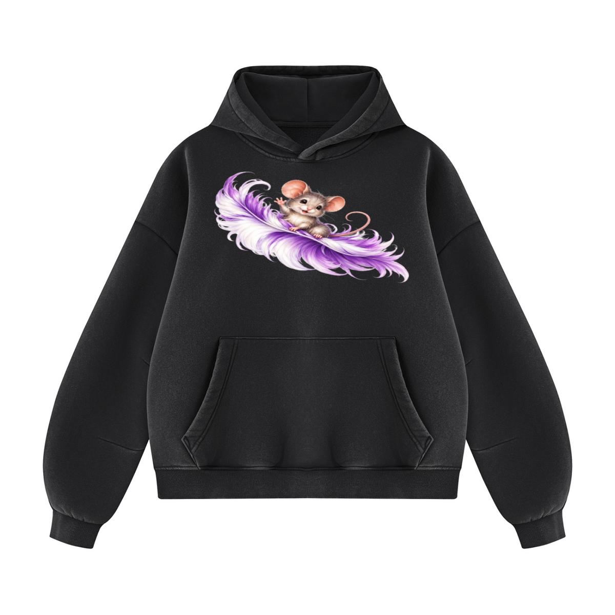 A Little Hello from Heaven | Whimsical Angel Wings Hoodie