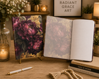 Peony Vintage Cream - Softcover journal with inside prints