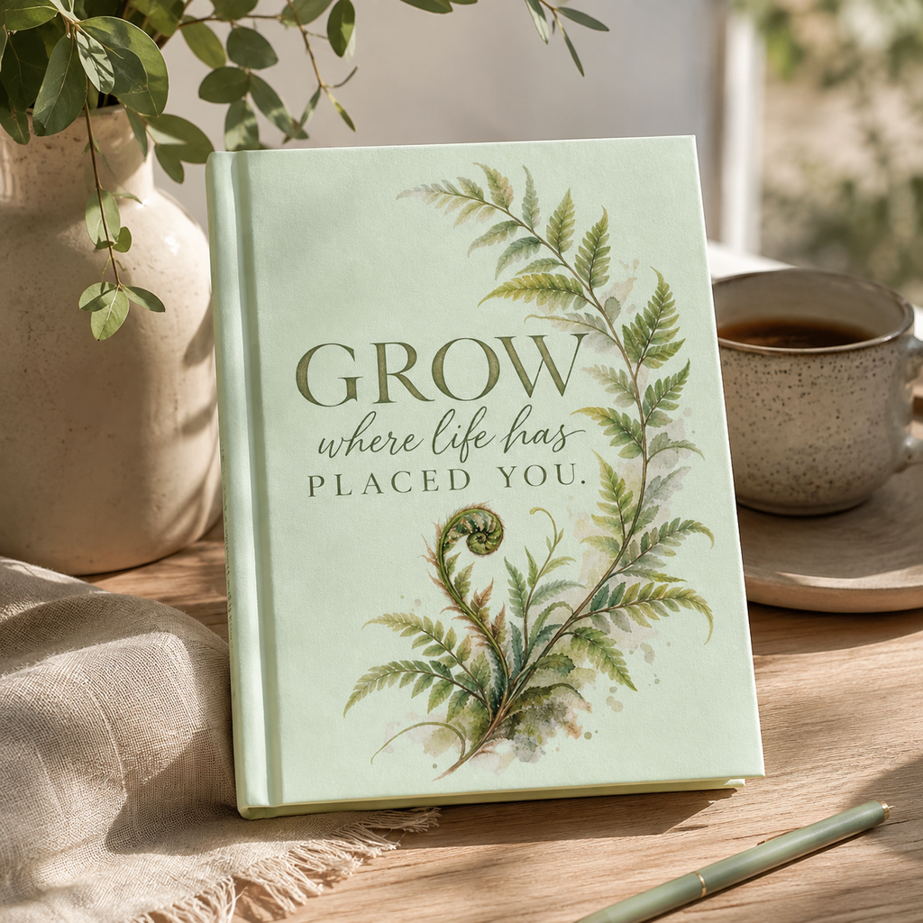 Grow-Hardcover Matte Journal