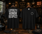 The Loyalty Honor Respect Unisex Heavyweight T- shirt