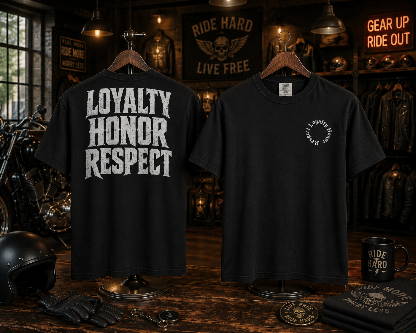 The Loyalty Honor Respect Unisex Heavyweight T- shirt