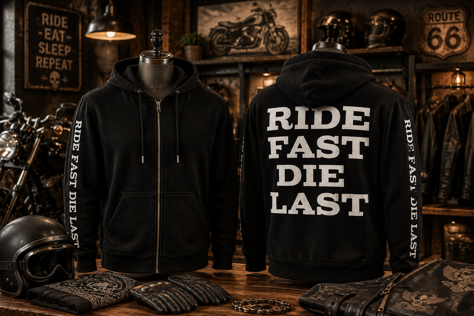 Ride Fast Die Last - All Over Print Unisex  Hoodie