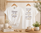 Honor the life  Heavyweight T-shirt
