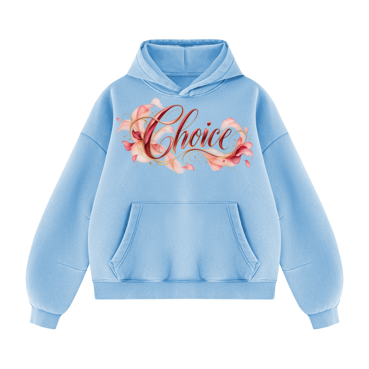 Choice | In Every Moment Vintage Wash Angel Wings Hoodie