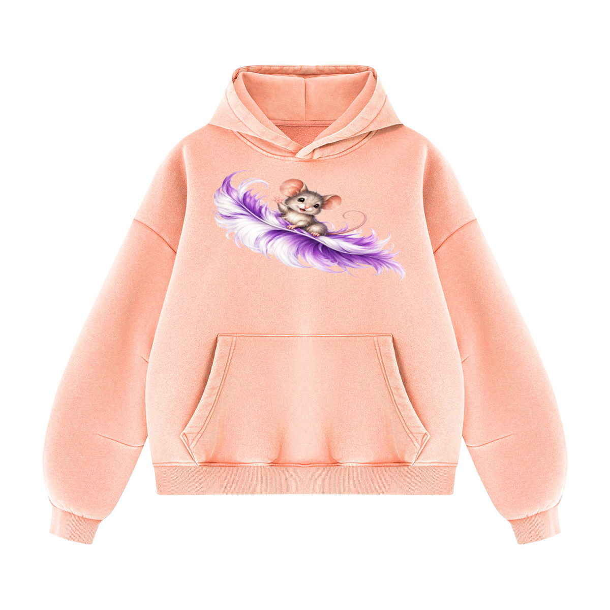 A Little Hello from Heaven | Whimsical Angel Wings Hoodie