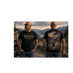 Road Keeps Motorcycle - Landscape Men's Crew Neck  t-shirt