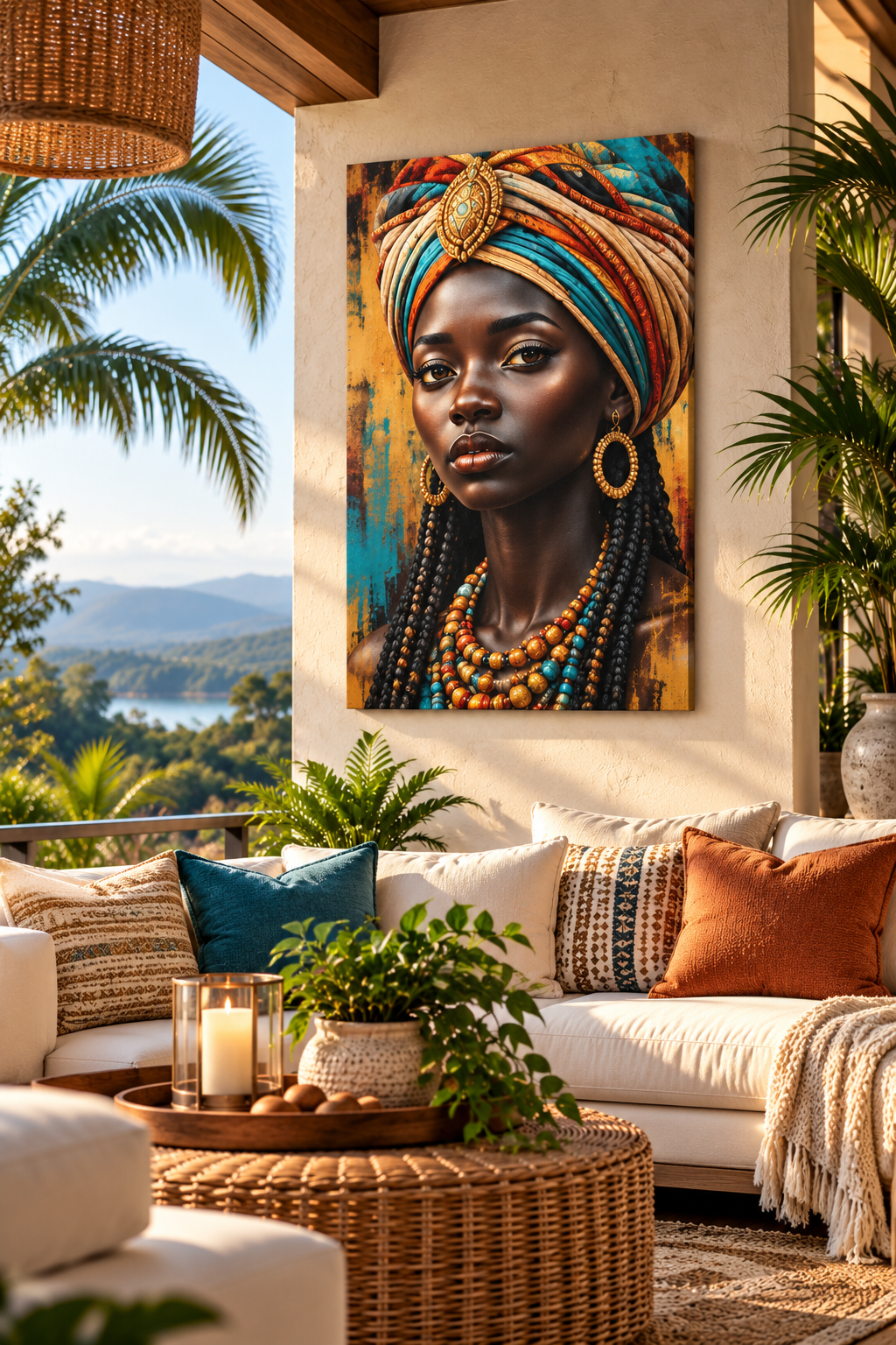 Strength in Stillness | Portrait Canvas Wall Art