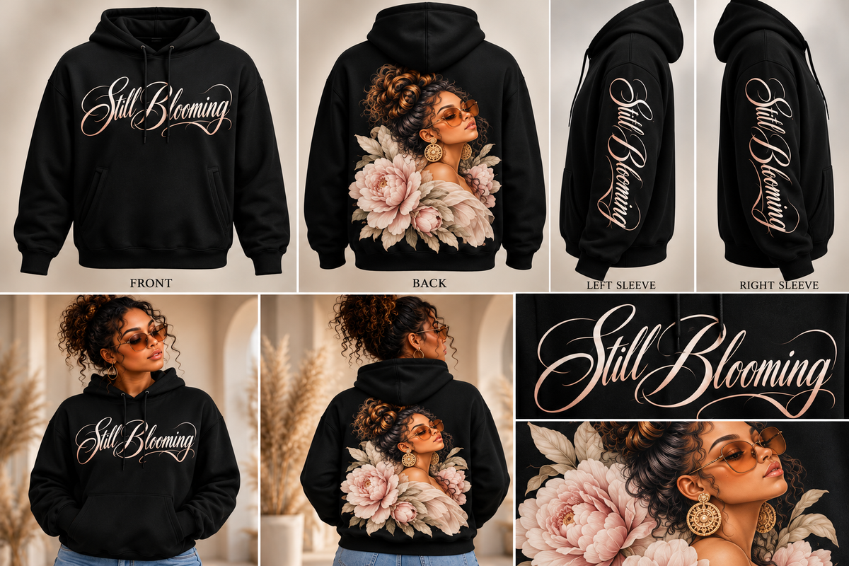 Still Blooming | 12.7 oz Boxy Heavyweight Hoodie