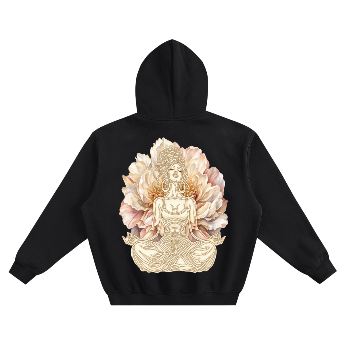 Zenhoodie,findyourpeace,floralhoodie,artistic,hoodie,artistichoodie,radiantgraeart,botanicalarthoodie