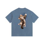 Hold On, God's Got This | Kitten Vintage Wash Oversized T-Shirt