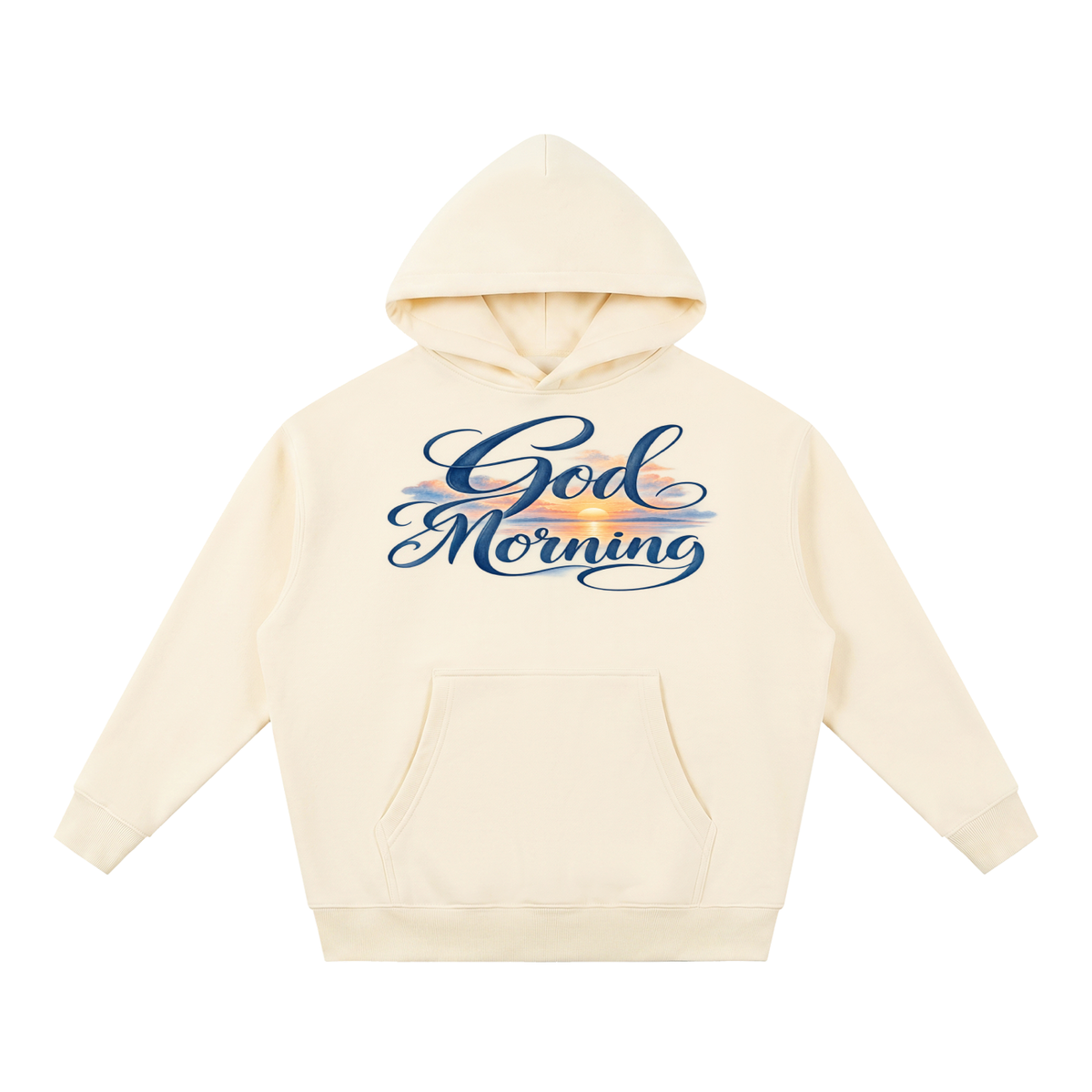 God Morning - 10 oz Boxy Fleece Hoodie