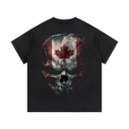 Canadian Skull - Vintage Wash Cotton Tee