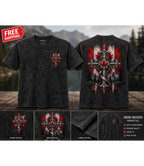 Faith and Freedom Canadia Snow Washed Oversized Cotton T-Shirt