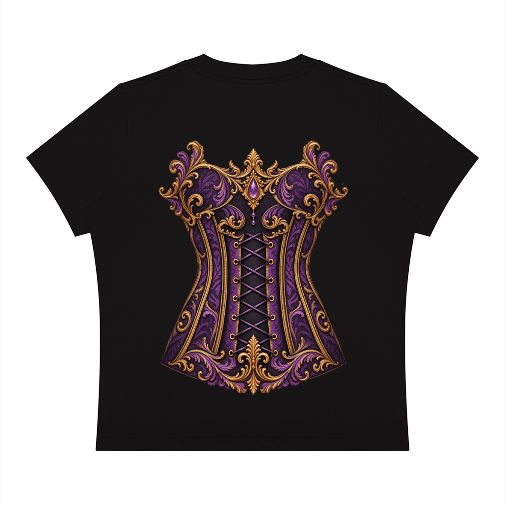 victoriancorsettshirt,illusiontee,statementtee,vintageinspiredtee,radiantgraceart