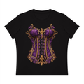victoriancorsettshirt,illusiontee,statementtee,vintageinspiredtee,radiantgraceart