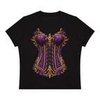 victoriancorsettshirt,illusiontee,statementtee,vintageinspiredtee,radiantgraceart