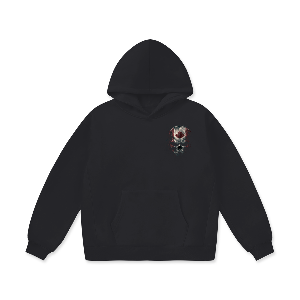 The Canadian Skull  - Premium Heavyweight Hoodie