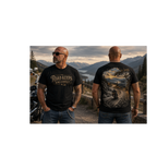 Road Keeps Motorcycle - Landscape Men's Crew Neck  t-shirt